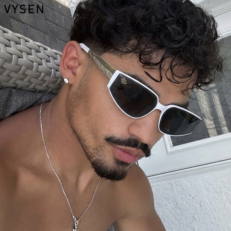 Y2K Punk 90S Sunglasses Men 20 - Streetwear Brand Cat avaliação e preço