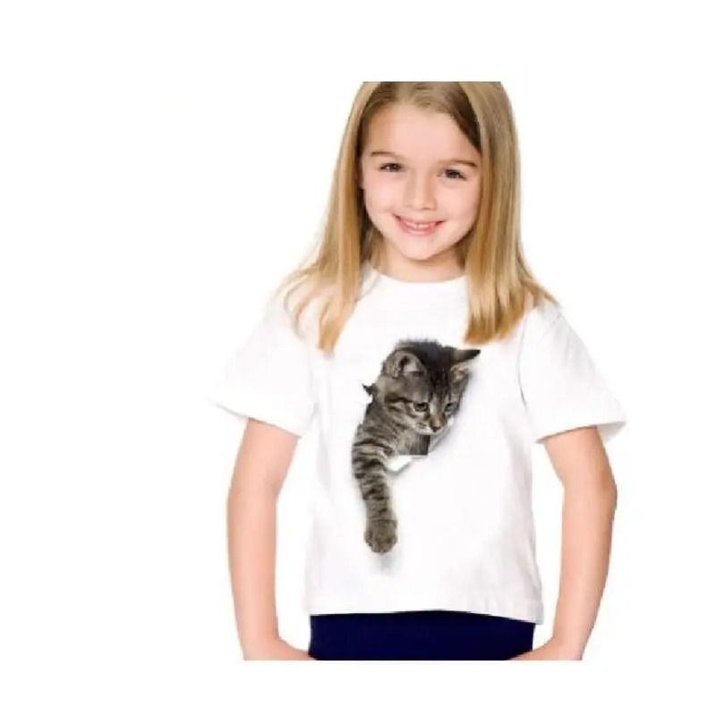 Fashion  Summer Best Cute Chil - Streetwear Brand Cat avaliação e preço